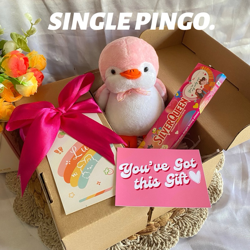 

Single Special Valentine Hampers Valentine Kado Ulang Tahun Single Cokelat Giftsets Pink