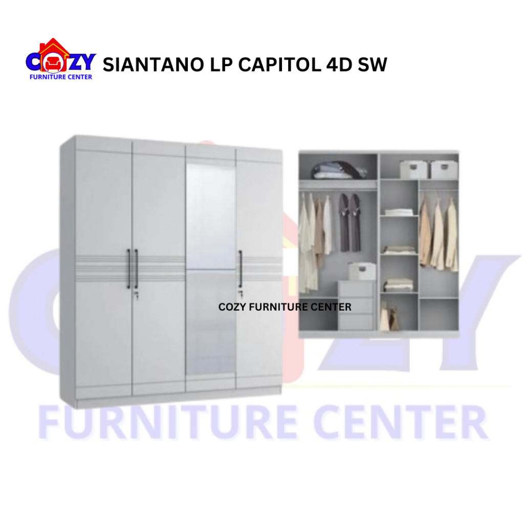 Lemari Pakaian Siantano LP Capitol 4D SW