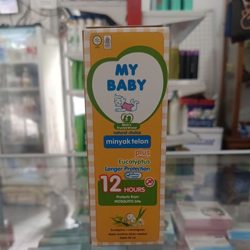 My Baby minyak telon 12 jam (90ml)