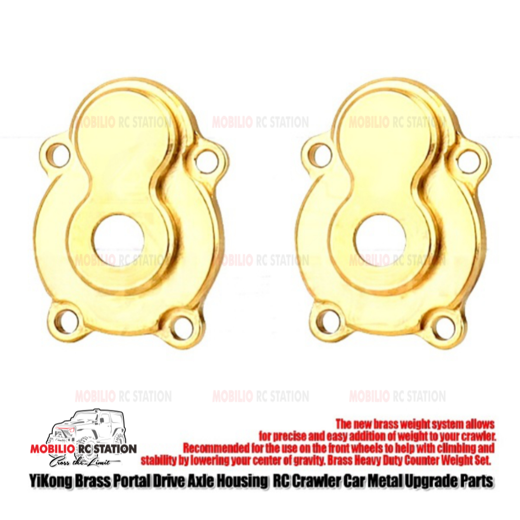 Upgrade Brass Portal Drive Cover Axle Yikong YK4102 YK4082 RC Crawler