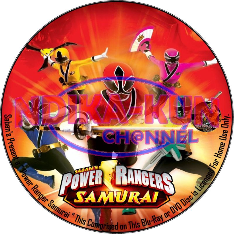 Kaset DVD Power Ranger Samurai Subtitle Indonesia Full Episode