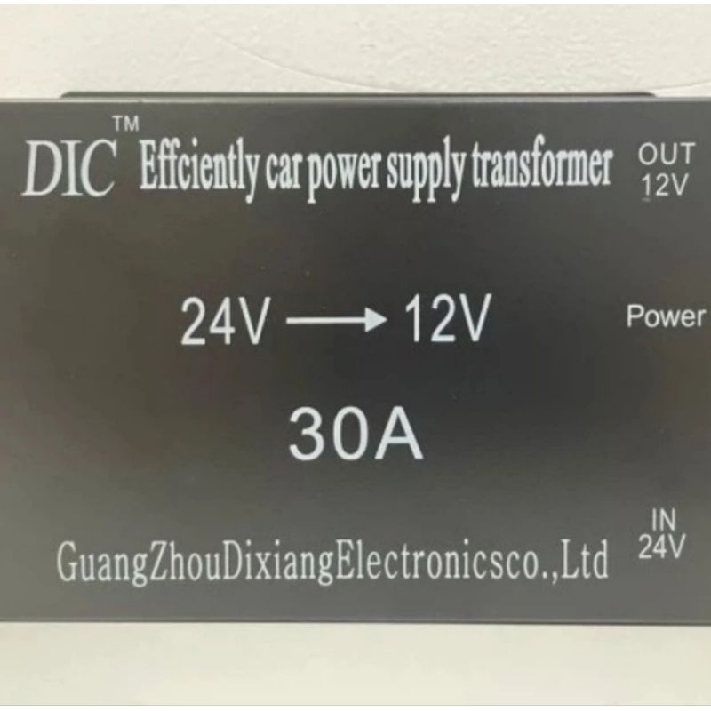 Converter step down DC to DC / car power supply transformer step down 24V ke 12V 30A