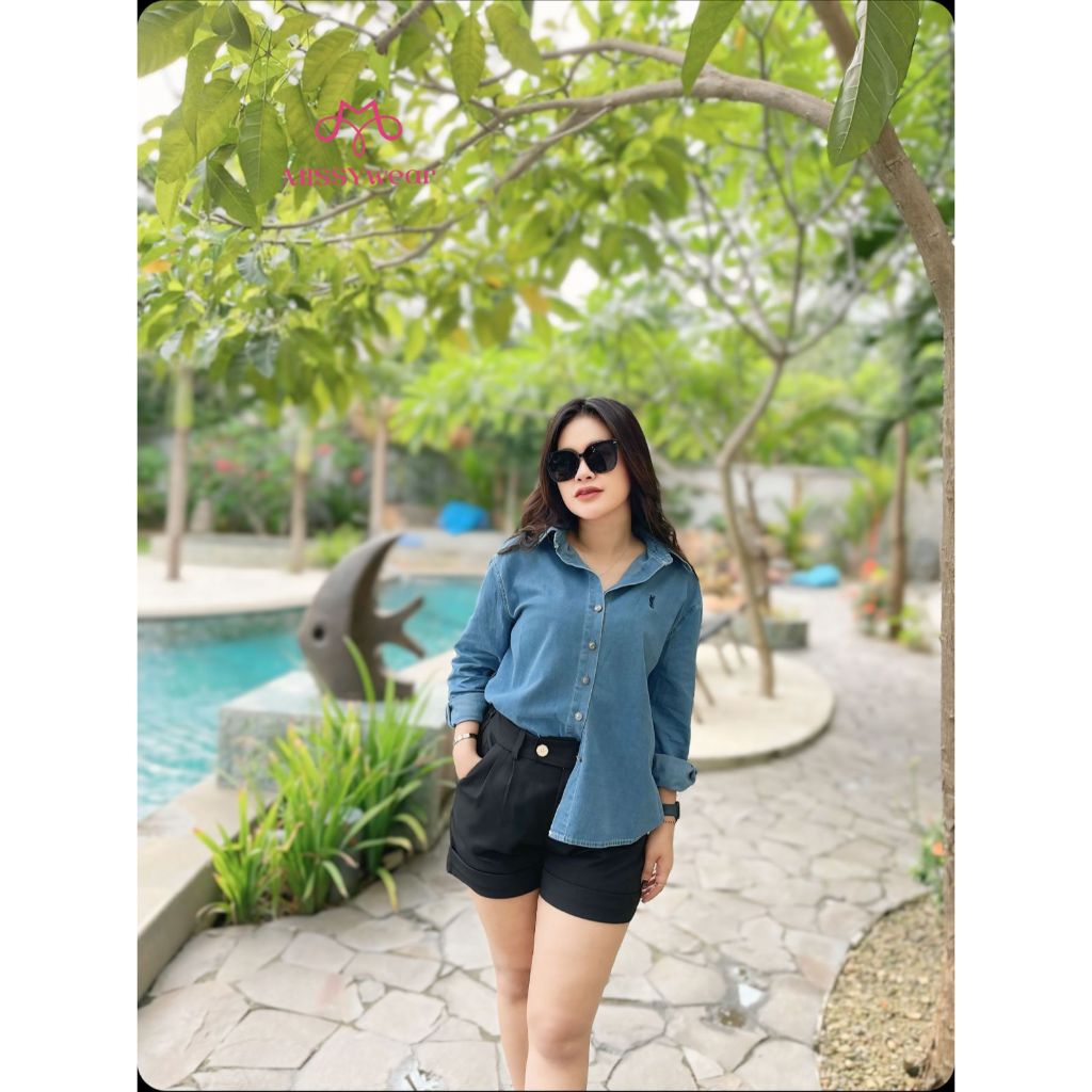 KEMEJA DENIM YSL
