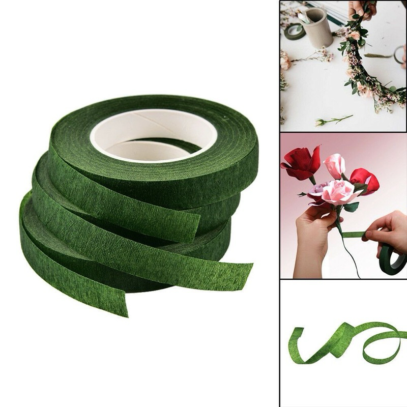 Floral tape / flower tape batang bunga warna selotip bunga isolasi bunga