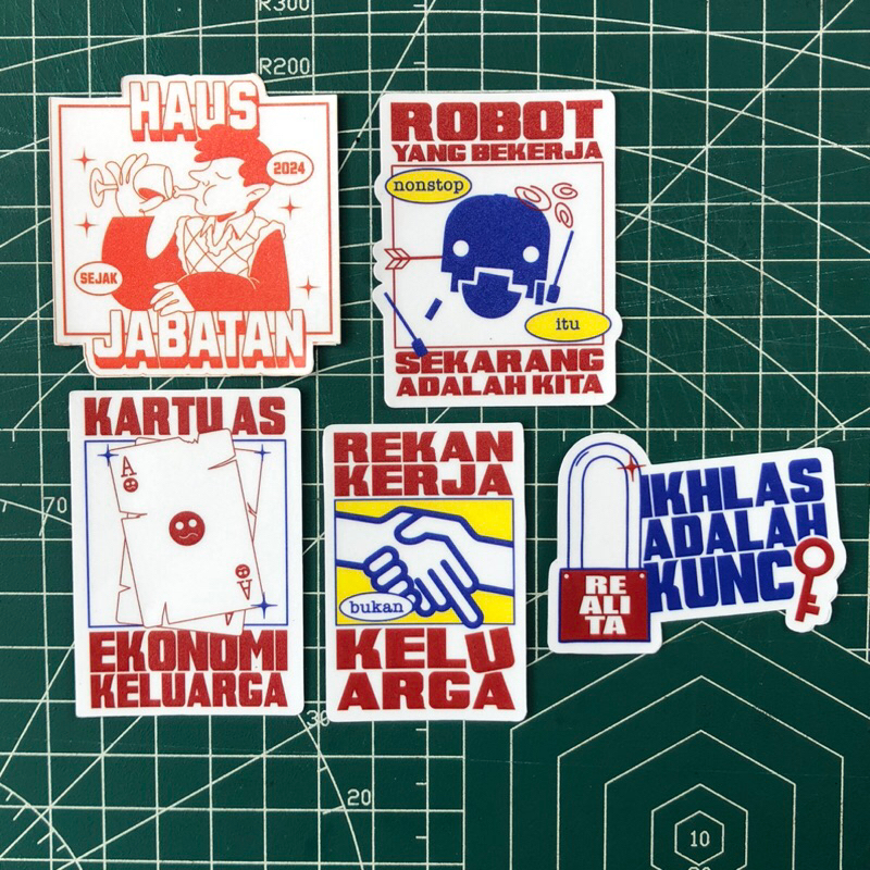 

Stickerpack Kata-Kata Pejuang Rupiah #2 , Kata Hati , Kelas Pekerja Keras