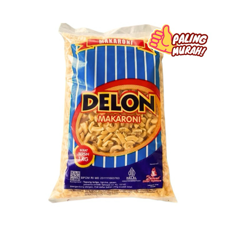 

[1 KG] MAKARONI REBUS BANTAT KUNING DELON BIRU