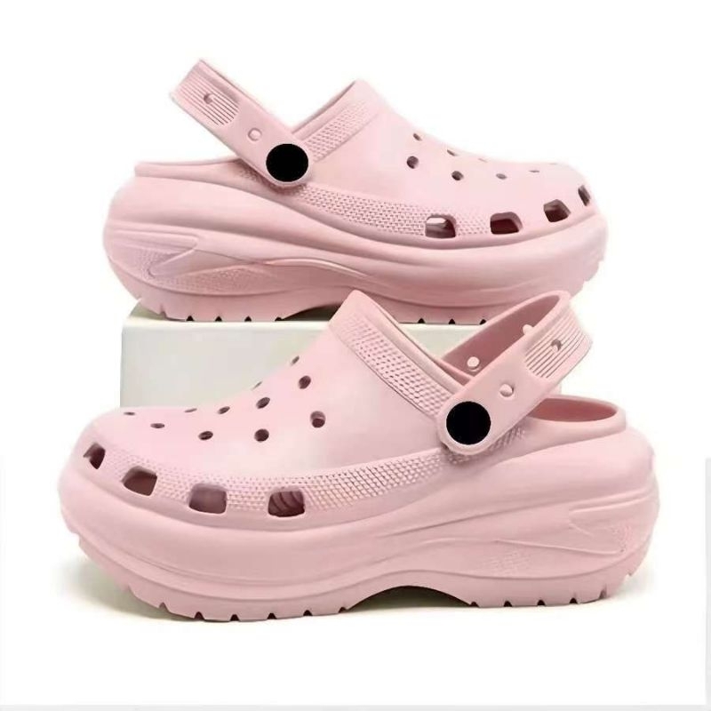 CROCS CLASSIC Sandal Crocs Wanita LEMOMO Sandal Baim Lubang /jibbitz Crocs Sandal Jelly Fuji /Sandal