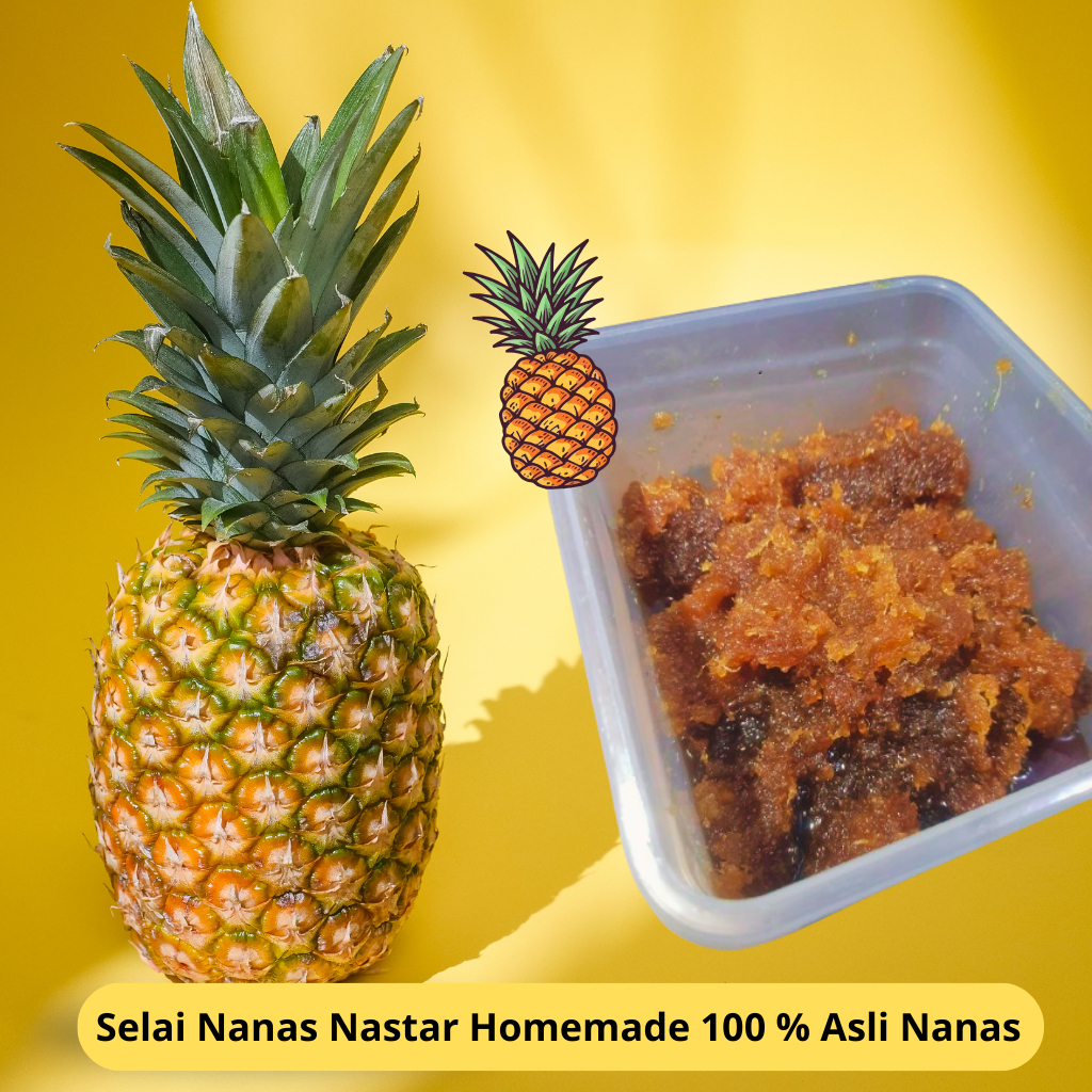 

SELAI NANAS NASTAR HOMEMADE PREMIUM BERSERAT 100% ASLI NANAS PALEMBANG & TANPA PENGAWET
