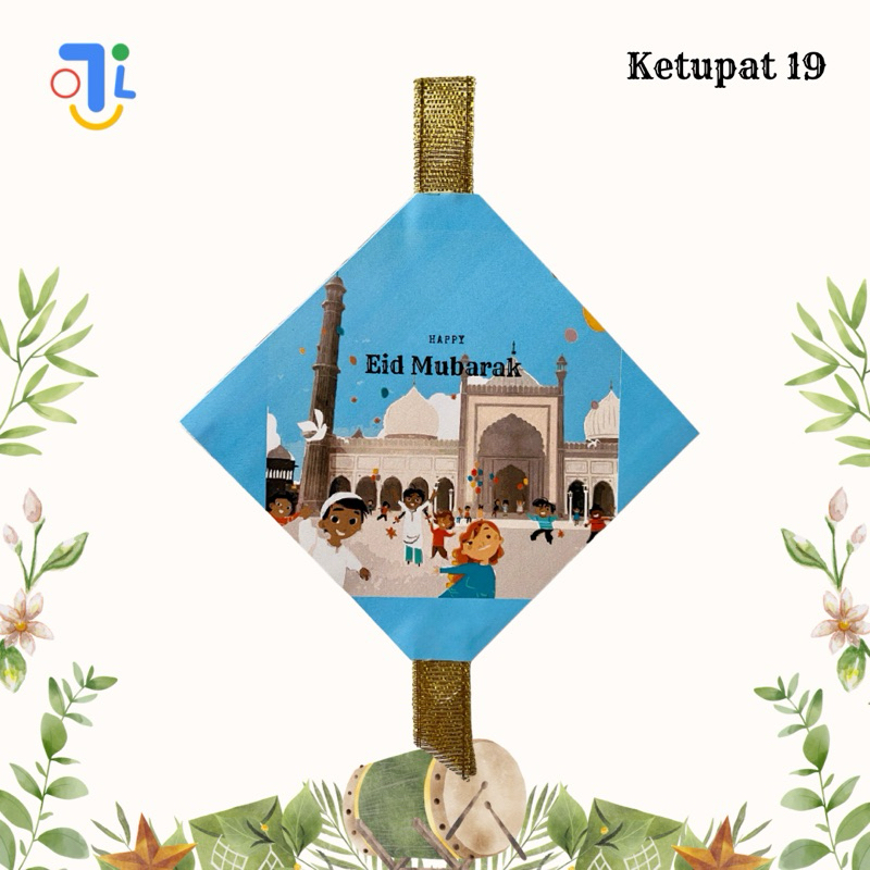 

Almplop Lebaran Bentuk Ketupat-Isi 10 Pcs