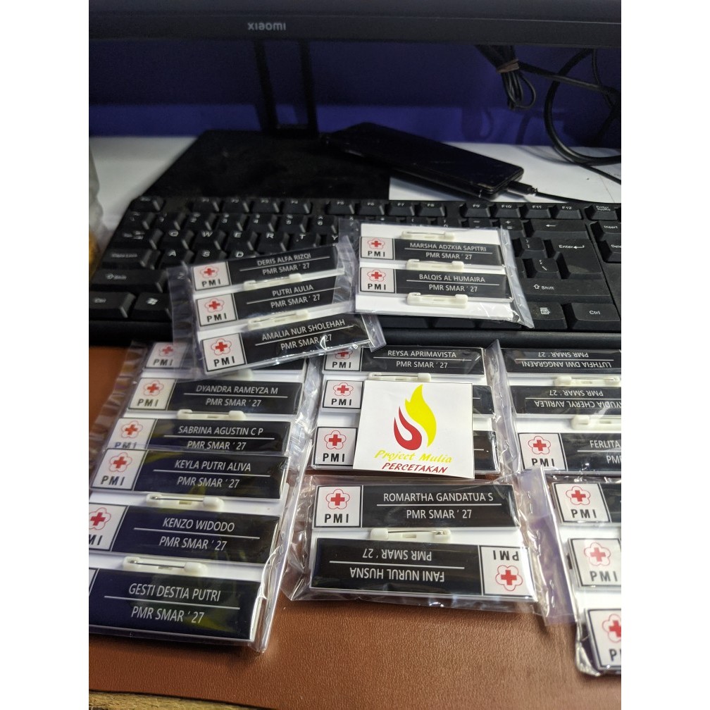 

Papan Nama Dada / Nametag custom