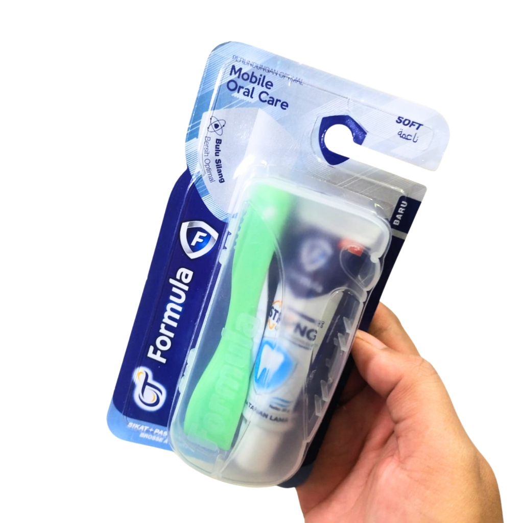 paket sikat gigi formula travel pack sensitive soft