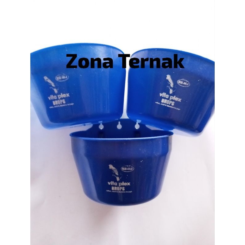 Cepuk tempat pakan ayam burung medion