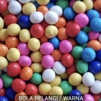 

bola coklat bola pelangi 500gr cemilan ringan