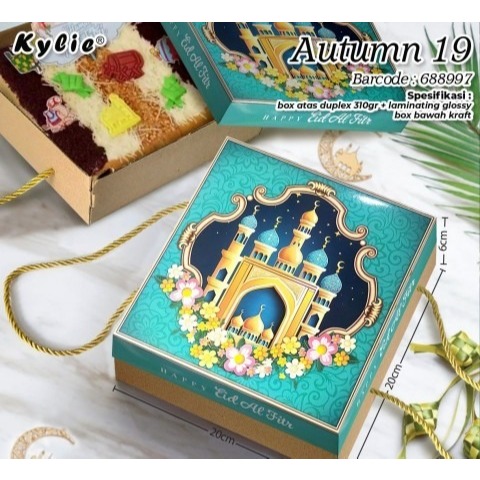 

Box Lebaran Autumn 19/ Box Persegi Idul Fitri (20x20x6cm)