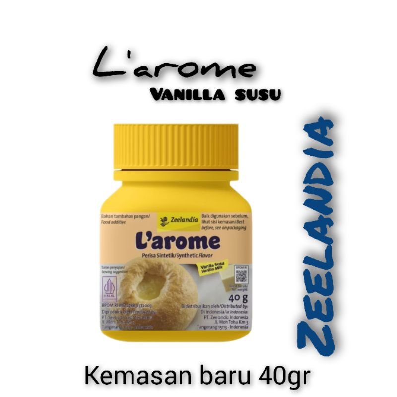 

L'arume Vanila susu Kemasan 40gr