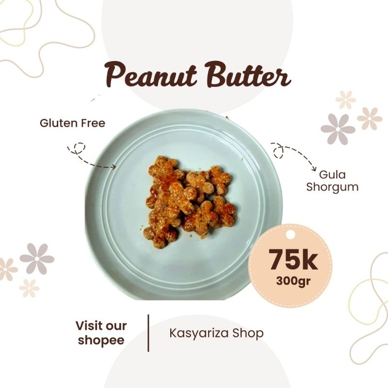 

Gluten Free Peanut Butter Gula Shorgum Diabetes Friendly 300gr