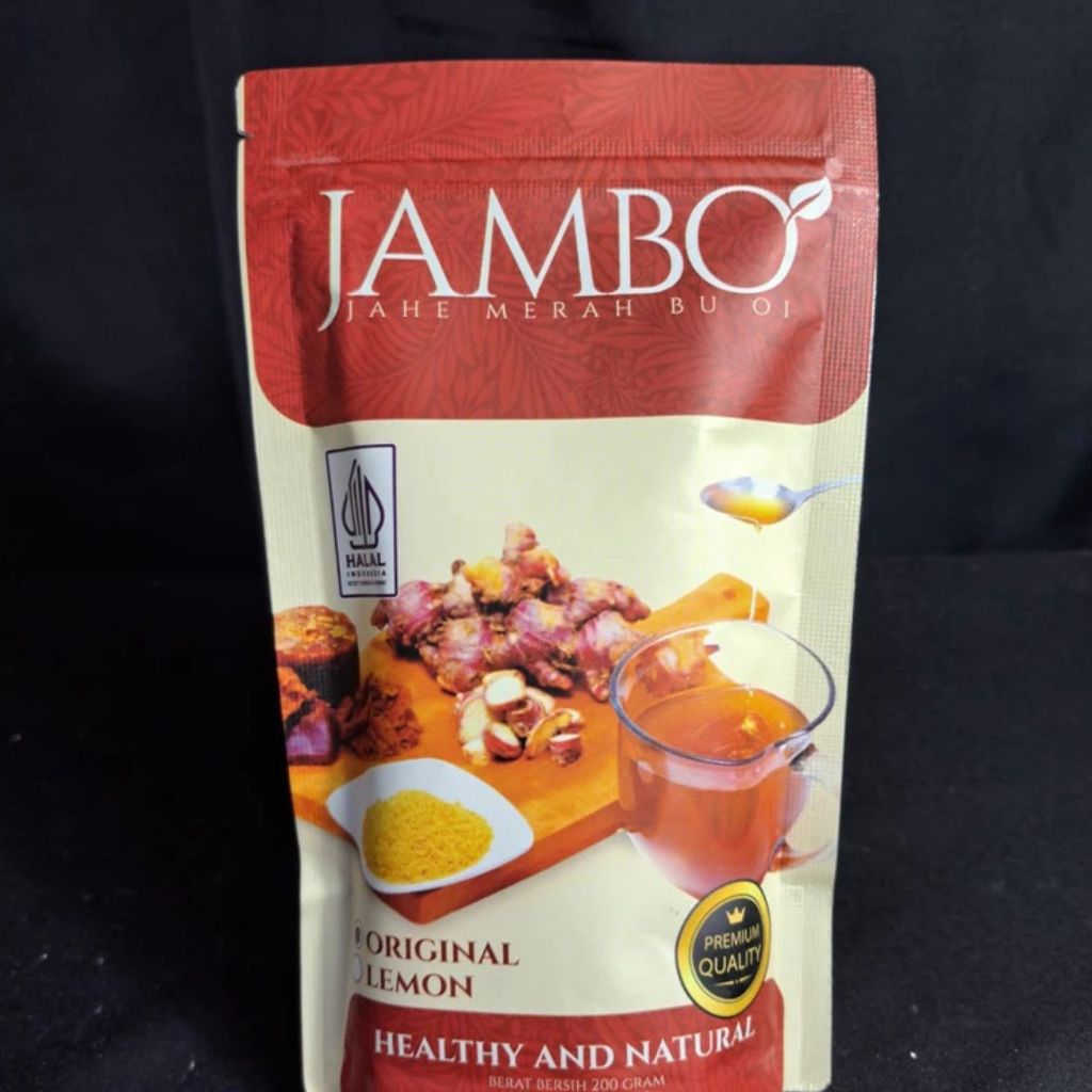 

jahe merah pilihan 100% JAHE MERAH BU TJITRO 1925