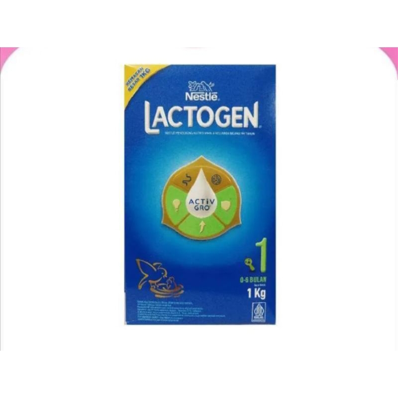 

Nestle Lactogen 1 Susu Formula 0-6 bulan Box 1 Kg