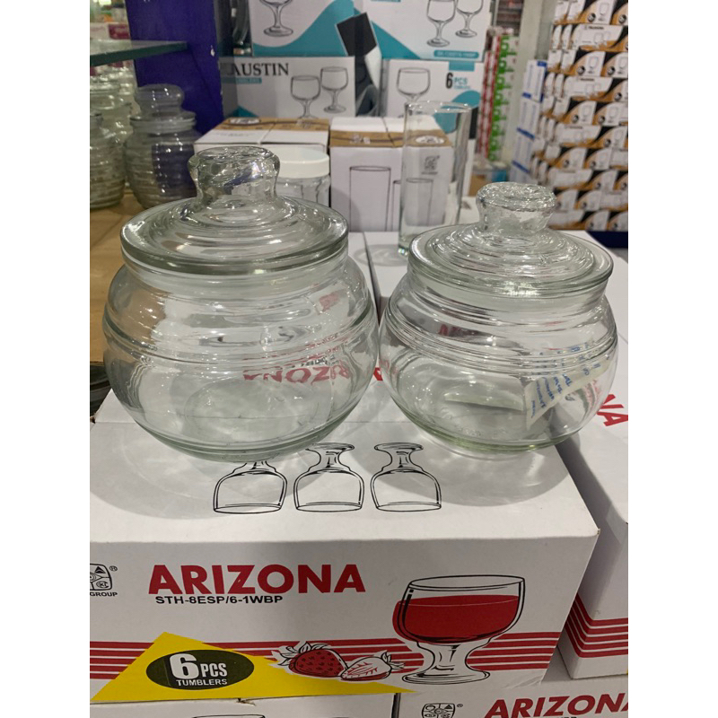 toples kaca 750,1200 ml kedap tutup jadul