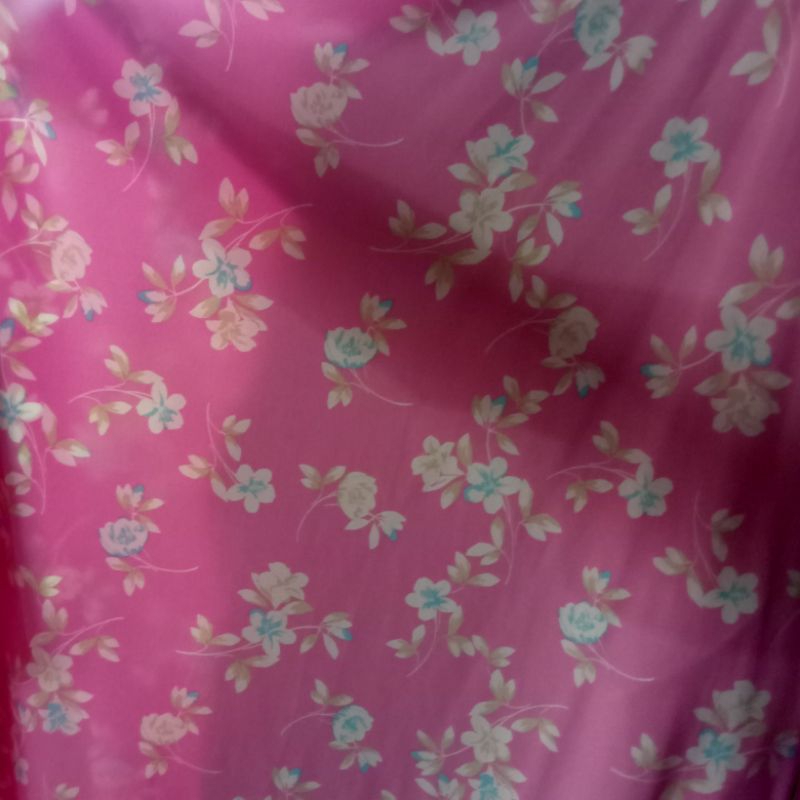Kain - Kain Spandek Jersey Motif Bunga Import - Kain Ity Jersey Korea - Kain Meteran Bc | Harga Per 