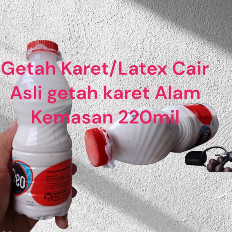 GETAH KATET CAIR, GETAH KARET ALAM ASLI, MULTIFUNGSI KEMASAN 220ML
