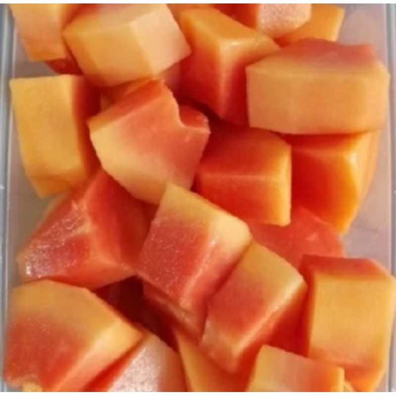 

PEPAYA MATANG POHON MANIS ( 500 GR ) PESAN BARU KUPAS FRESH