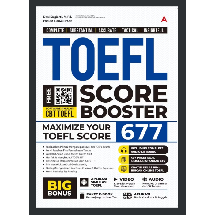 TOEFL Score Booster Maximize Your TOEFL Score 677