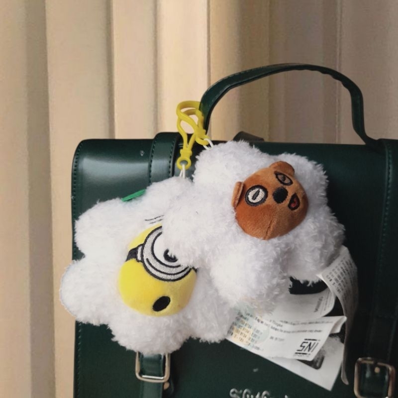 Miniso Minions Keychain Bagcharm Gantungan Tas Boneka Miniso