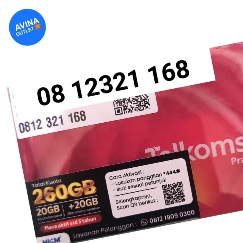 168 Hoki Telkomsel simPATI 10 Digit