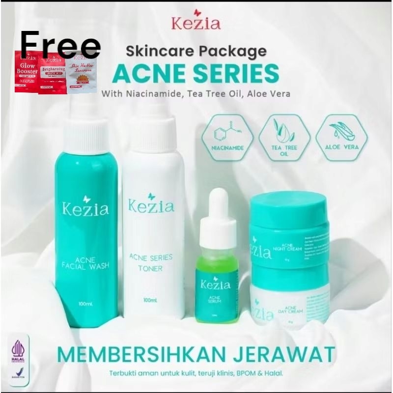 KEZIA skincare ashanty ACNE SERIES