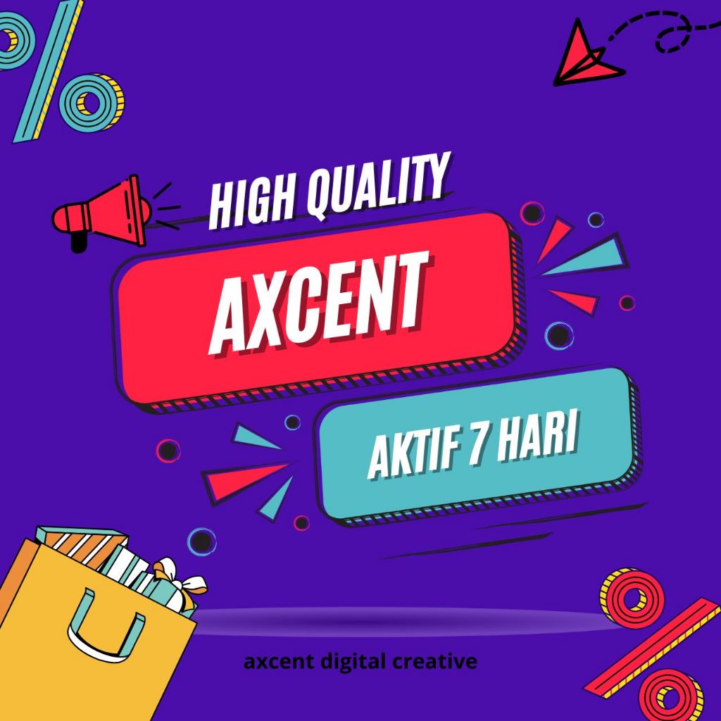 [AXCENT] MASA AKTIF 7 HARI