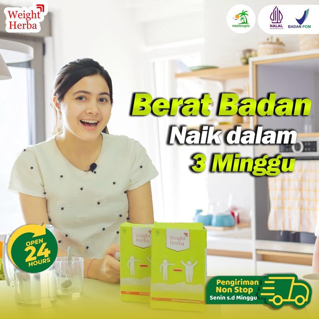 

Promo 1 Box Weight Herba Susu Penambah Berat Badan Tanpa Gula Tanpa Olahraga Perlancar Pencernaan