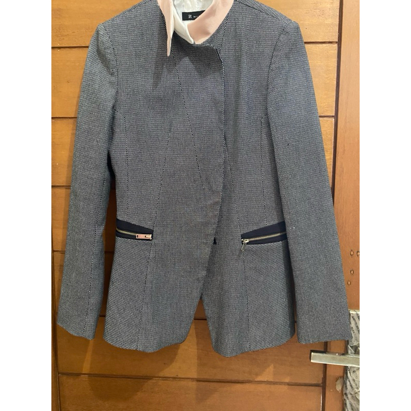 Preloved - Blazer Semi Tweed Brand It Michaa