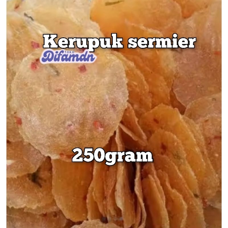 

termurah! kerupuk sermier mentah 250gram / samiler/kerupuk singkong