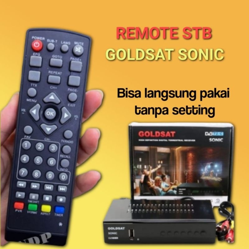 Remote Remot Multi STB Set Top Box Goldsat Sonic