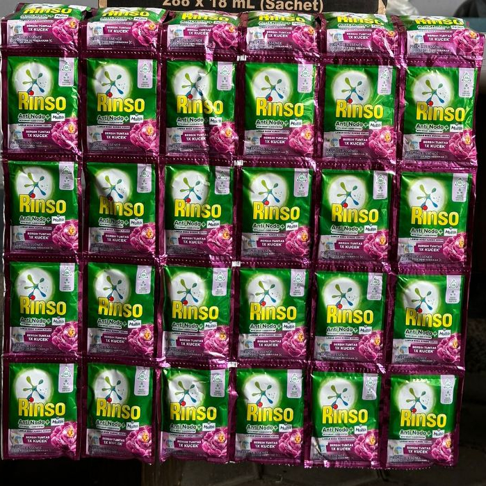 rinso cair 96 pcs 18 ml rinso ecer 500 liquit