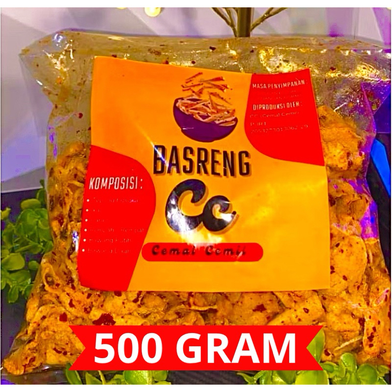 

basreng keripik/basreng bulat/basreng koin pedas daun jeruk bumbu melimpah