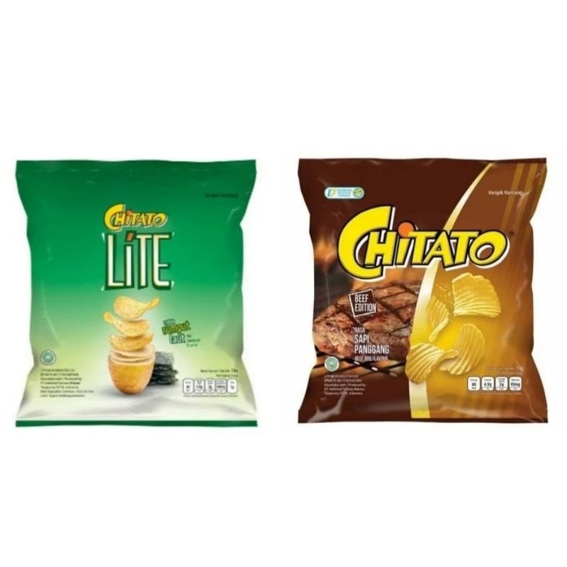 

Chitato Lite 14gr & Chitato Sapi Panggang 15gr