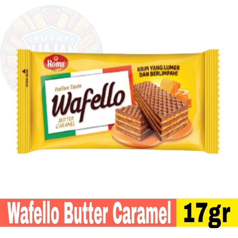 

Wafer Wafello Rasa Butter Caramel 17gr