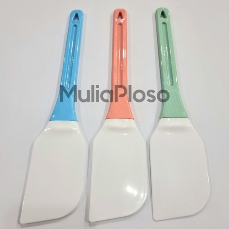 Peletan Kue VELVET Solet Panjang Elastis Kualitas Premium Bpa Free Solet Rujak Spatula Plastik