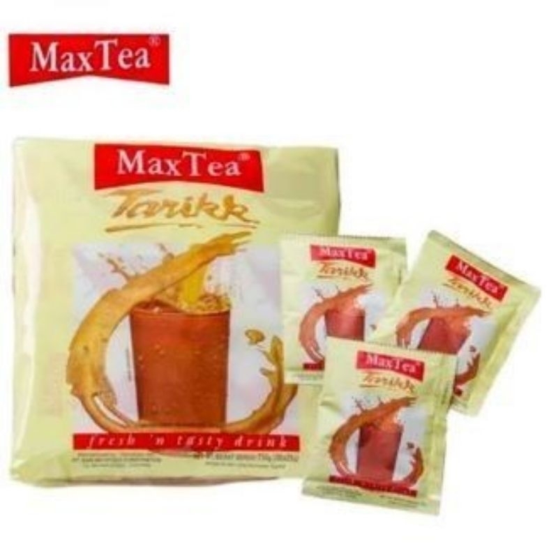 

MAX TEA TARIK INSTAN 1 RENCENG ISI 10 PCS