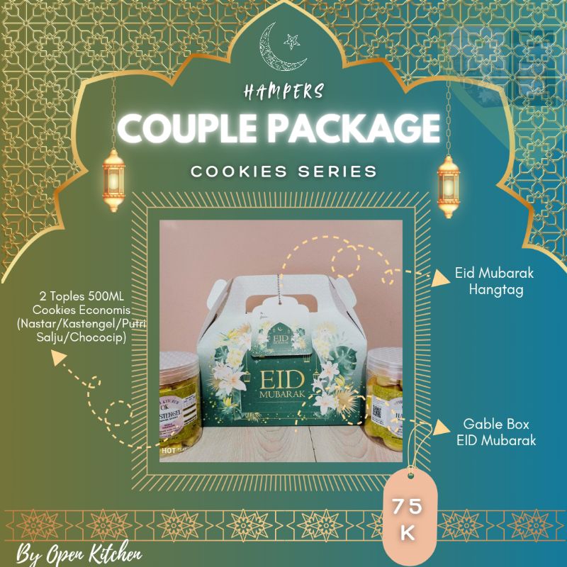

Hampers Lebaran - Kue Kering - Couple Package (Isi 2 Toples 500ML)