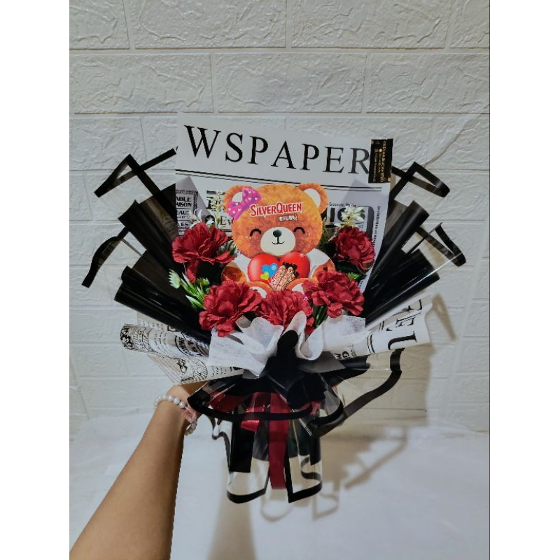 

Buket Silverqueen bunga valentine