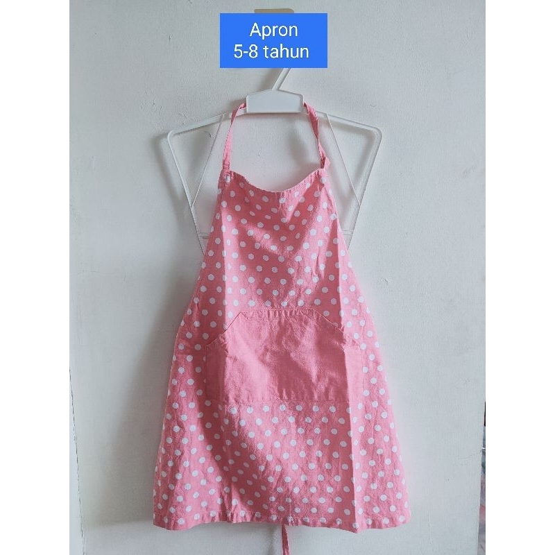 Apron celemek anak baju masak buat kue