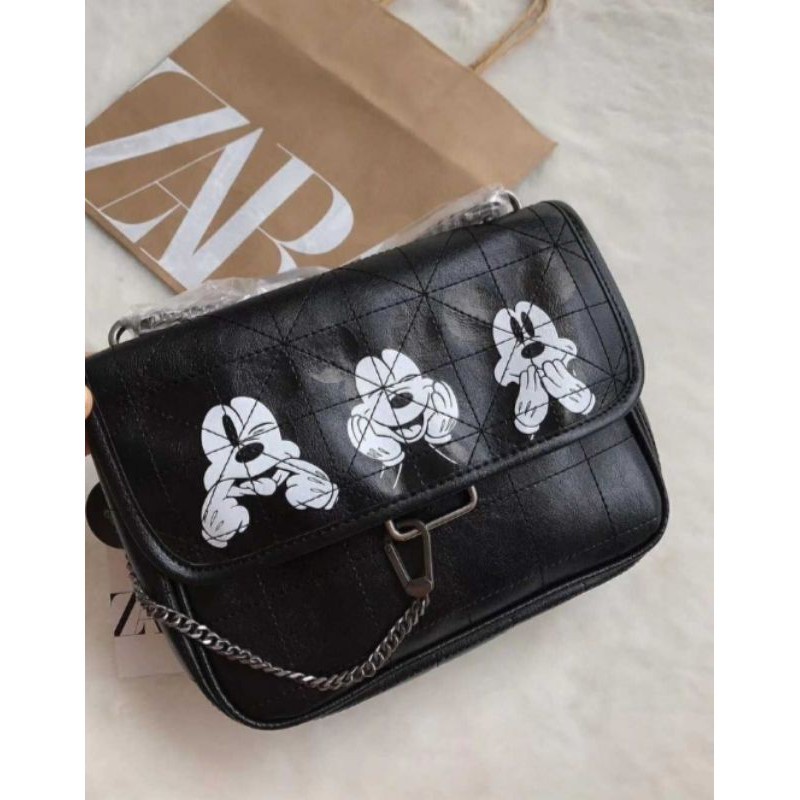 Tas Zara Selempang Mickey Mouse