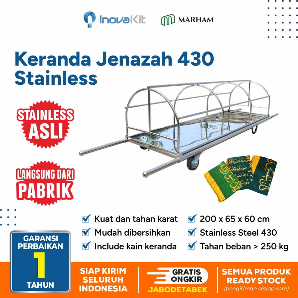 Keranda / Keranda Mayat / Keranda Jenazah / Kurung Batang / Keranda Ambulance / Keranda Stainless /
