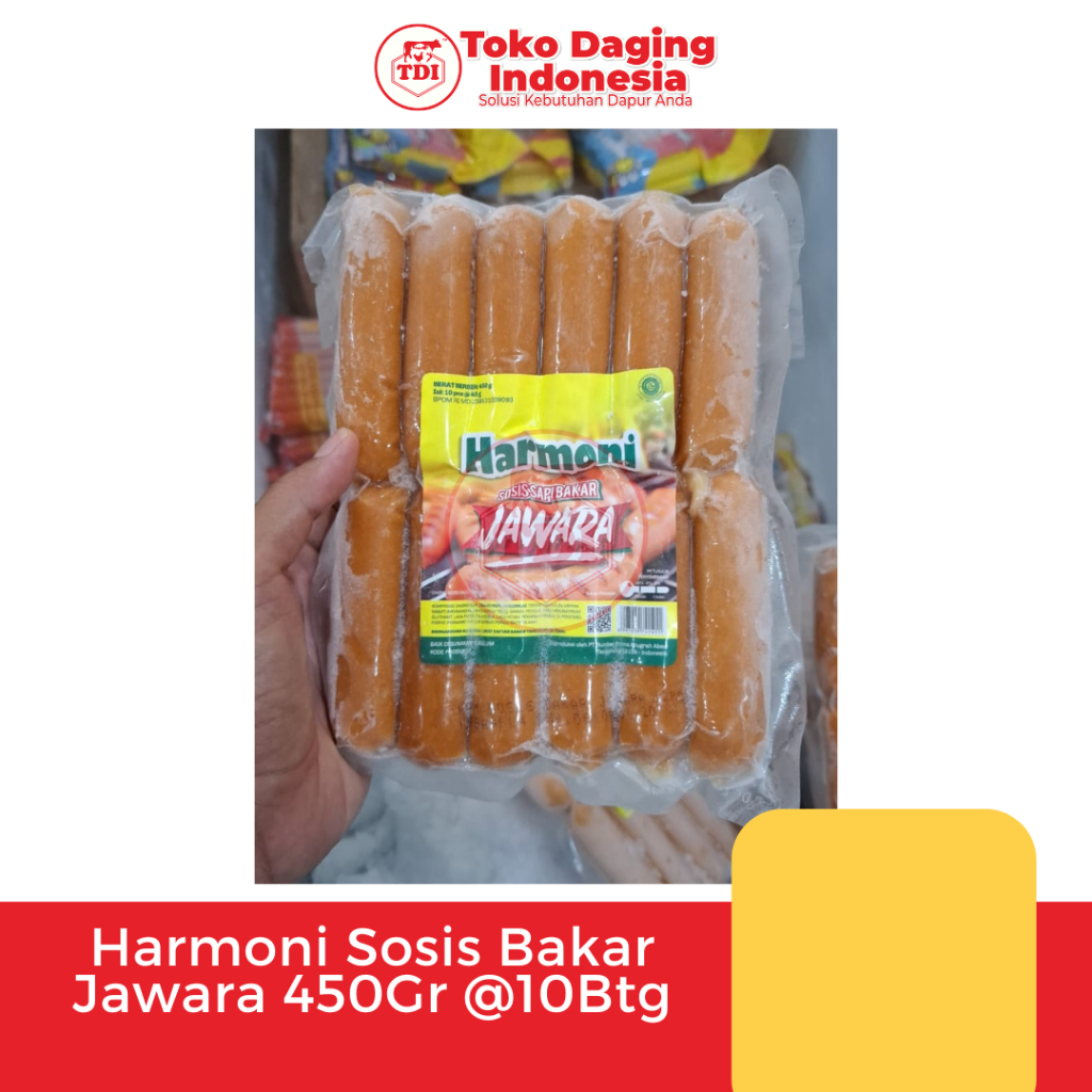 Harmoni Sosis Bakar Jawara 450Gr @10Btg