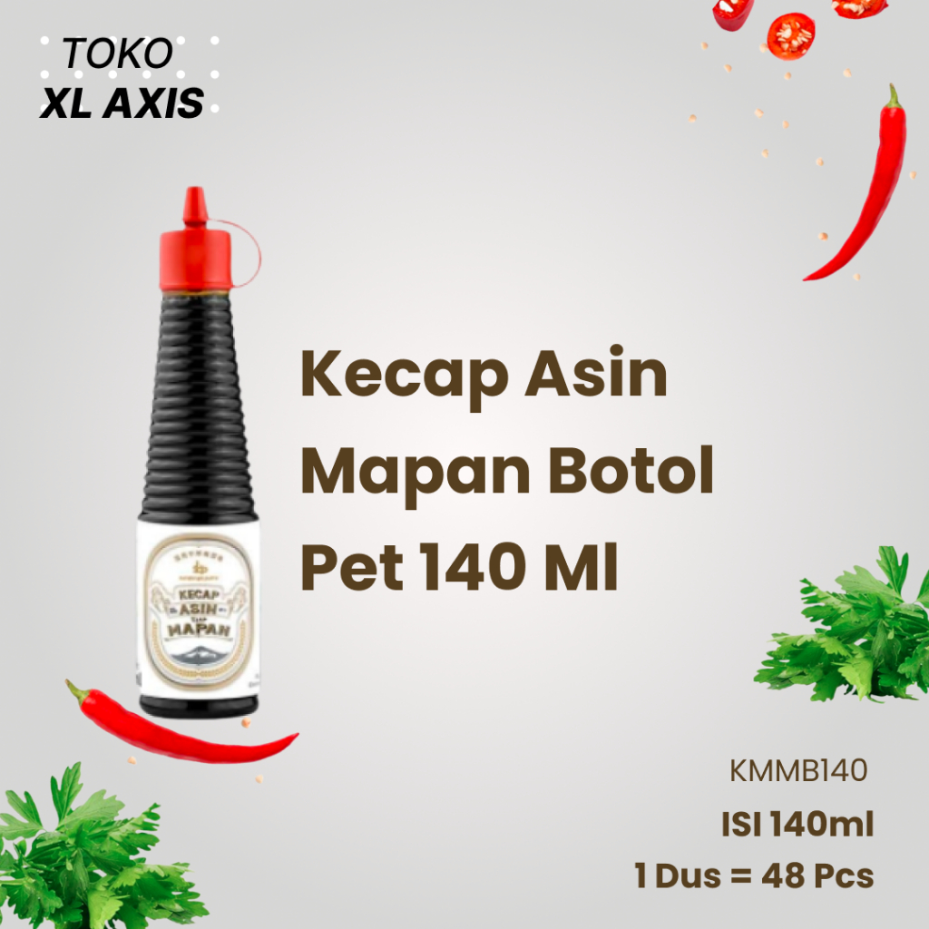 

Kecap Asin Mapan Botol Pet 140 Ml