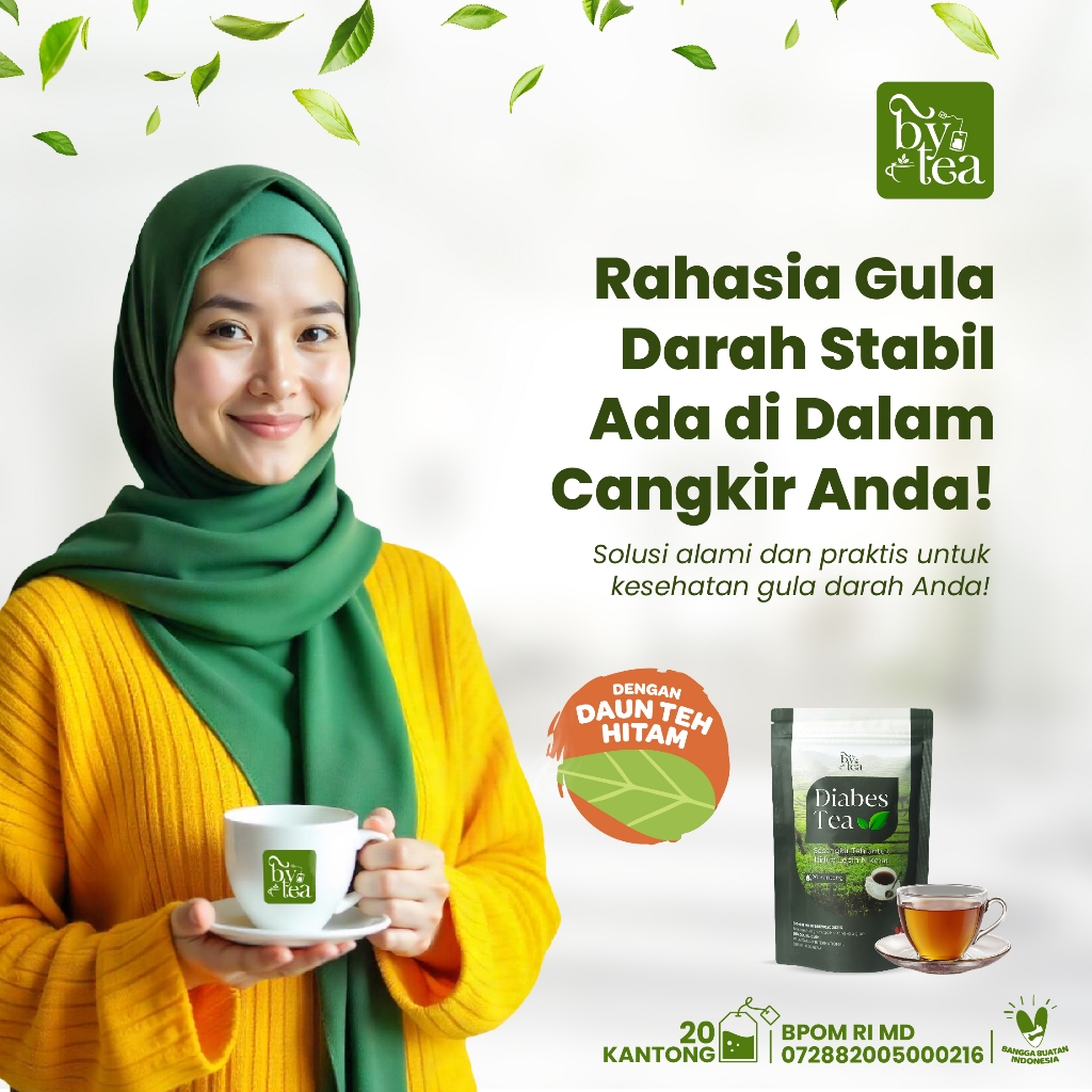 

Bytea Teh Herbal Diabes - Membantu Untuk Stabilkan Gula Darah isi 20 Kantong