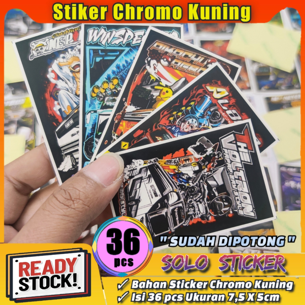 

Stiker Bus Basuri Isi 36pc SUDAH DIPOTONG Bahan Chromo Kuning Anti Air